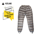 Ice Flame Down Pants Outdoor Camping Grey Duck Down Pants 850FP Ultralight Portable Hiking Thermal Inner UNISEX