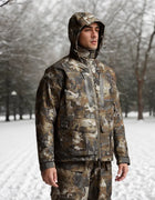 Men's Winter Camouflage Hudson Waterproof Jacket Insulated Fishing Hunting Outdoor Camo Thermal Protection