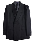 Luxury Gentleman's Suit Jacket Men's Business Casual Slim Fit Double Breasted Suit Jacket Wedding Groom Banquet Party Blazers