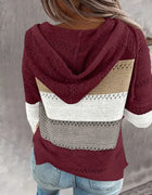 Customizable Casual Knitted Zipper Hoody Hoodie For Women