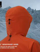 KAILAS Mont-X Hard Shell Jacket GTX Rainstorm Waterproof Hooded Coats Outdoor Professional Mountaineering Jackets KG2441135