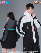 Moeyu Hatsune Miku Cosplay Hooded Loose Jacket Winter Trench Coat Anime Costume Casual Outwear For Men And Women