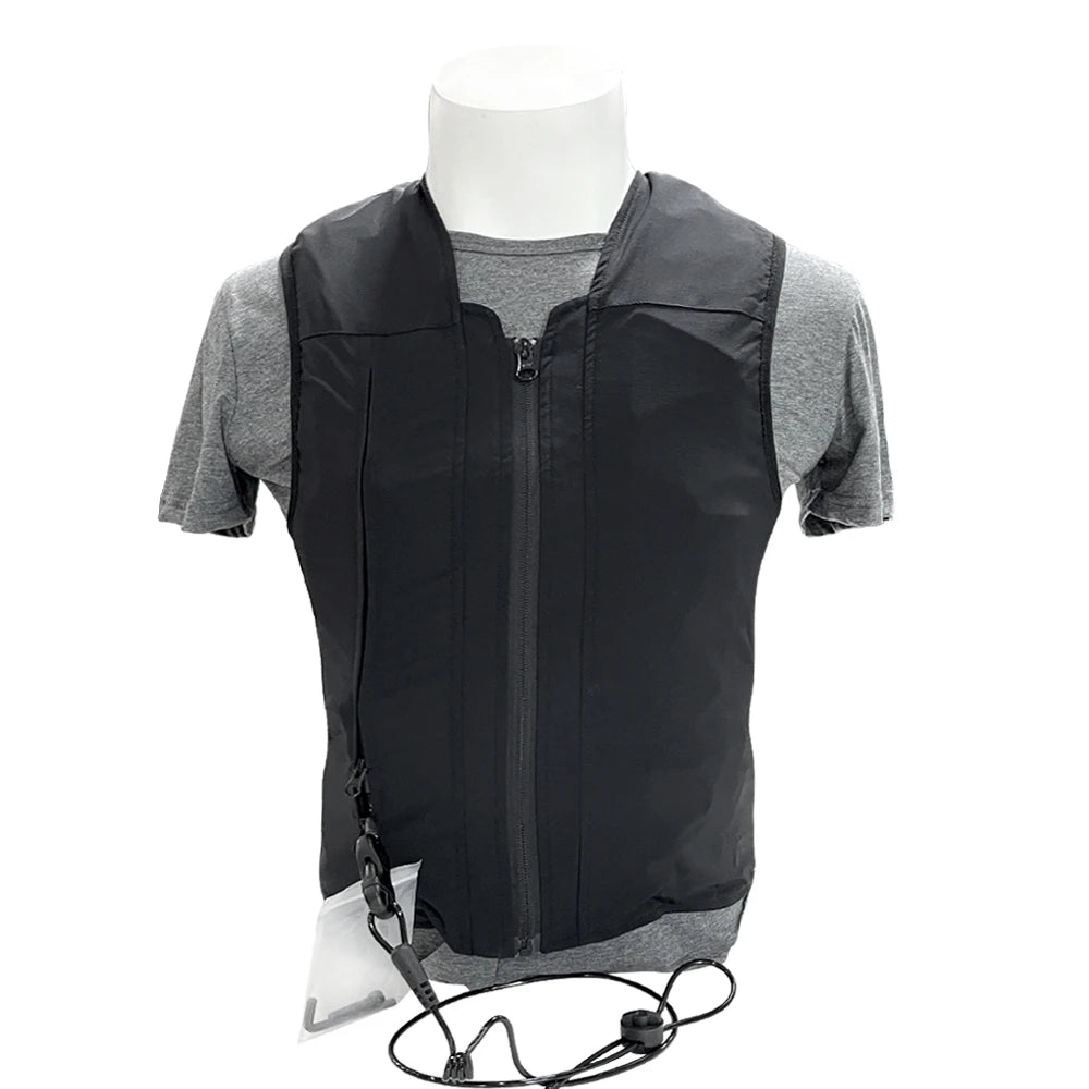 Professional Inflatable Equestrian Vest Nylon Spandex Fabric Air Bladder Protection Horseback Riding Safety Vest