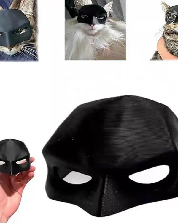 1pcs Tong Cat Bat Cool Man Mask Cat Avenger Mask Matte Cute Bat Mask Superhero Toys Cat Bat Pet Man Mask For Cat And Dogs
