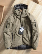 Outdoor Men's Anti Extreme Cold Loose Coat Snow Parka Coat Hooded Windproof Waterproof Down Jackets Mountaineering Skiing Suit