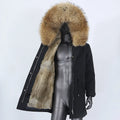 FURYOURSELF 2023 Men Waterproof Parka Real Fur Coat Winter Jacket Natural Fox Fur Liner Warm Detachable New Outerwear Streetwear