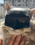 Bat Pet Mask Cool Photo Prop for Cats Dogs Halloween Funny Black Superhero Cute Bat Cat Accessory Pet Toy Prank Decor