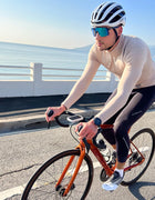 YKYWBIKE Winter Men Cycling Jacket Sets Thermal Fleece Long Sleeve 5-15°C Jersey Suit for Bib Pants Suit Ride Bicycle Clothing