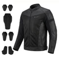 New Motorcycle Jacket Breathable Mesh Motorbike Motocross Riding Clothing Outdoor Sports Motorcycle Equipment Men Blouson Moto