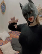 Bat Mask Style Latex Mask for Adults Unisex Cosplay Halloween Costume Accessory Dance Party Adult Masquerade mask cosplay