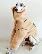 Thickened Lamb Wool Two in One Dog Cotton Coat Windproof Warm Coat High Necked Large Dog Outdoor Trendy Clothing Pet Winter Vest