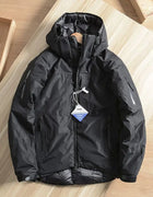 Outdoor Men's Anti Extreme Cold Loose Coat Snow Parka Coat Hooded Windproof Waterproof Down Jackets Mountaineering Skiing Suit