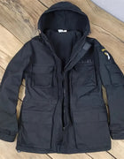 US Military Fleece Tactical Windbreaker Jacket Men Autumn Winter Outdoor Windproof Warm Hood Cotton Coat Work Army Clothes Pants