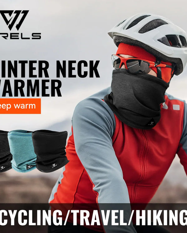 WRELS Half Face Mask for Motorcycle Cycling Winter Neck Warmer Gaiter Windproof Face Mask Ski Snowboard for Cold Weather Outdoor