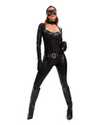 New Halloween Masked Superman Batman Cat Girl Cosplay Backless Black Cat Women's Tenue Ecoliere Sexy Role Playing Costume