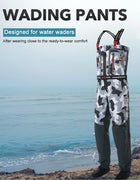 HARD-TEX TEX®Waterproof Fly Fishing Chest Waders, Stocking Foot, River Hunting, ATV Kayak, Men's Wader Pants