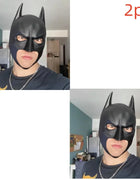 Bat Mask Latex Adult Cosplay Halloween Party Masquerade Carnival Camouflage Headgear Costume Props