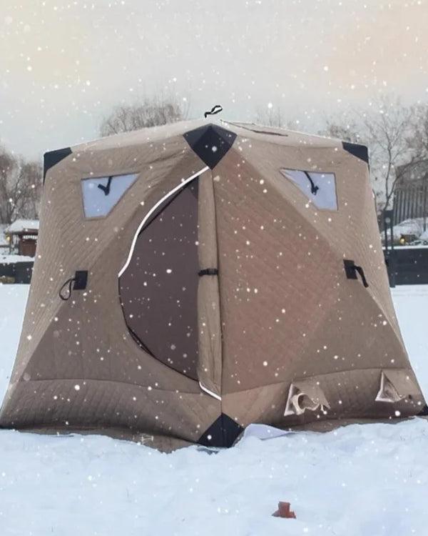 Winter Ice Fishing Tent Outdoor Thickened Windproof Durable Folding Picnic Camping Tents Portable Keep Warm Camping Supplies