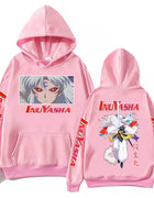Anime InuYasha Sesshoumaru Hoodie Harajuku Hip Hop Pullover Tops Fans Gift