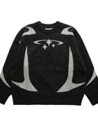 Unisex Y2K Retro Star Pattern Sweater Harajuku Style Aesthetic Autumn Winter Fashion Big Promotion Casual Sweater