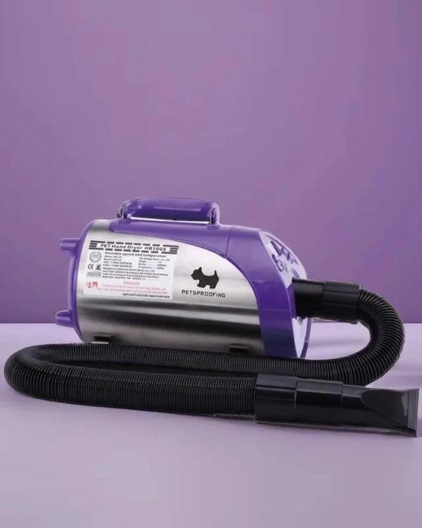 pet blower Petsproofing Smart Pet Water Blower Single Motor High Power Mute Large Dog Hair Dryer with Novelty Design Made Stainl