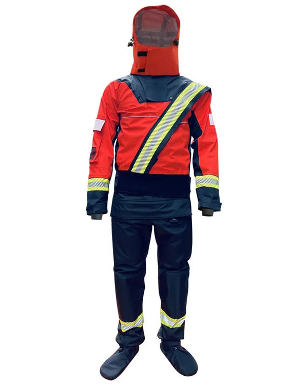 Kayak Dry Suits High Visibility Water Rescue Mens Drysuits Waterproof Survival Paddling Clothing for Cold Water Staying Dry Safe
