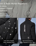 EVR Winter Cycling Jacket Men Women Thermal Padded Waterproof Windproof Bike Jacket Road MTB Outdoor Cycling Clothing