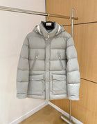 Italy BC old money style men's hooded down jacket business casual warm windproof jacket