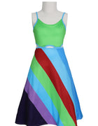 Cosplay For Women Inspired Dress Fancy Dresses Up Multi Colored Adult Costumes Carnival Halloween Costume