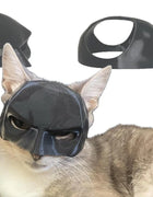 Gift Black Bat Cat Avenger Mask Matte Cool Bat Mask Superhero Cute Pet Toys For Cats And Dogs