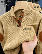 Men's Fashionable Hoodie Warm Material Solid Color Pattern Casual Wear for Autumn Winter Can Be Worn Outside or Inside