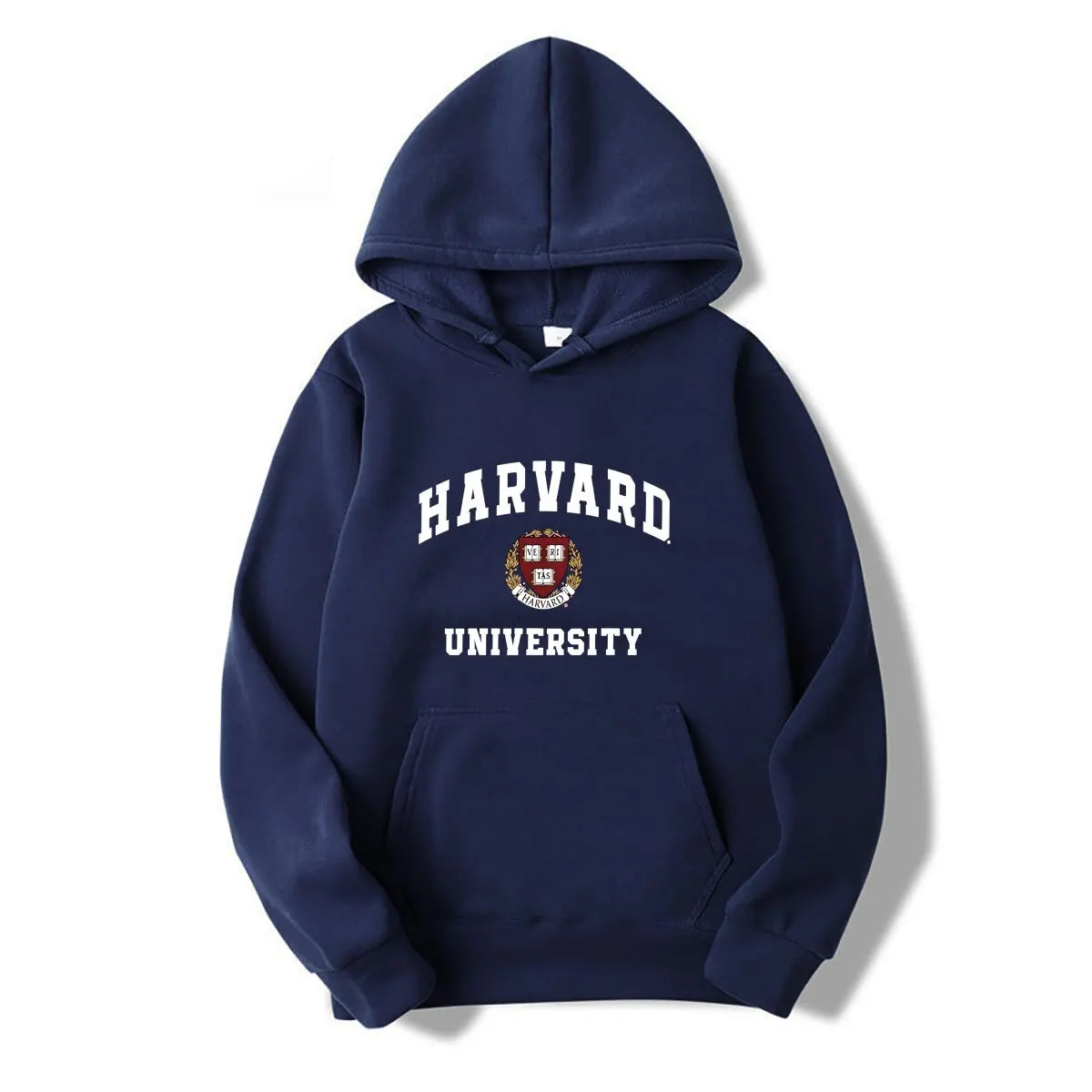 Harvard University Hoodie Vintage Crest Logo Pullover Hooded Sweatshirt Men Women Casual Streetwear Long Sleeve Hoody