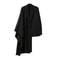 YamamotoStyle Suit Coat，Single-layer Design Wind Jacket, Asymmetrical Coat, HighQuality Creative Design Jacket,Unisex Style