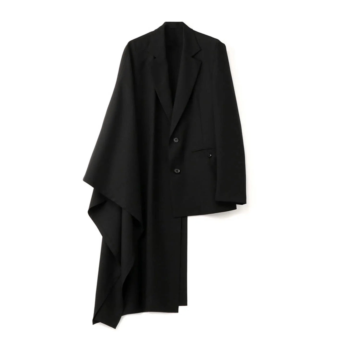 YamamotoStyle Suit Coat，Single-layer Design Wind Jacket, Asymmetrical Coat, HighQuality Creative Design Jacket,Unisex Style