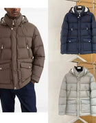 Italian Man 26FW New Style BC* Hooded down Jacket Business Casual Wear Warm and Windproof Outerwear