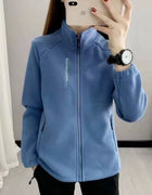 Thickened Fleece Lined Outdoor Jacket Warm Coat for Men And Women Inner Wear for down Jacket Traveling Camping Hiking Gear