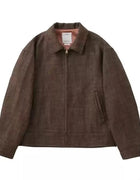 VSVM 26SS STRATO JKT cotton and linen blend zip jacket