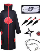 Child Adult Akatsuki Cloak Cosplay Costume - # BOAA33310001